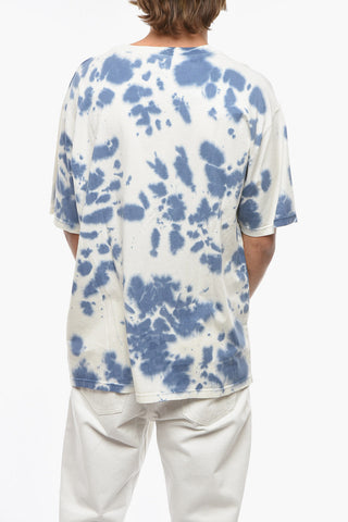 T-Shirt Girocollo Effetto Tie-Dye