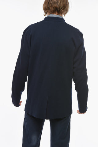 2-Button Cotton Blazer with Patch Pockets