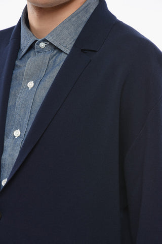 2-Button Cotton Blazer with Patch Pockets
