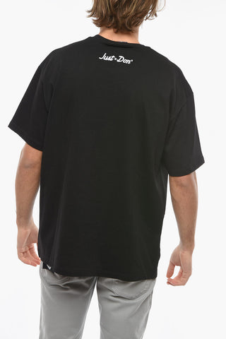 T-Shirt Girocollo Stampata sul Fronte