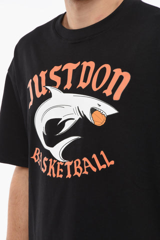 T-Shirt Girocollo Stampata sul Fronte