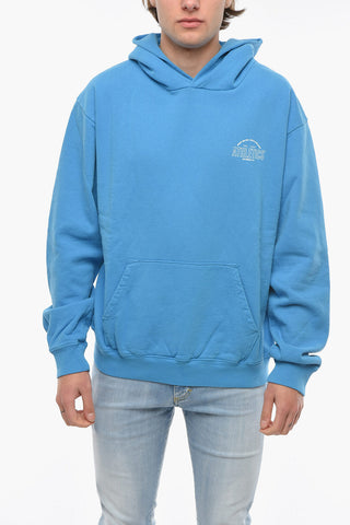 Felpa Hoodie in Cotone Felpato 