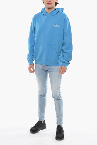 Felpa Hoodie in Cotone Felpato 