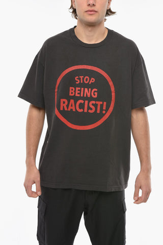 Frontal Printed Crew-Neck T-shirt