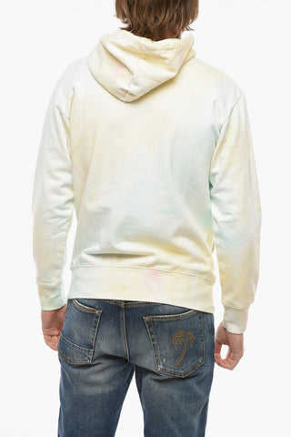 Maxi Printed Tie dye Effect Hoodie