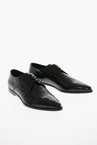 Eelskin COPERNICO Lace-up Derby Shoes