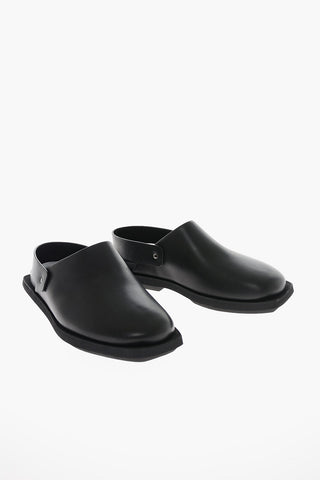 Mules in Pelle ELBA con Cinturino Slingback
