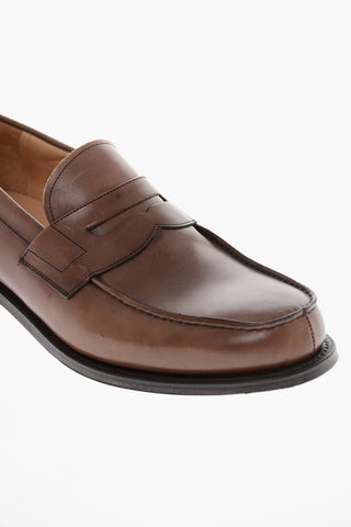 Cuir Sole WESLEY Leather Penny Loafers