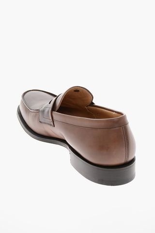 Cuir Sole WESLEY Leather Penny Loafers