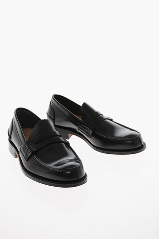 Bookbinded Leather TUNBRIDGE Penny Loafers