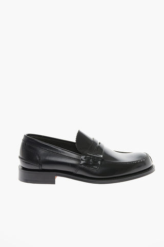 Bookbinded Leather TUNBRIDGE Penny Loafers