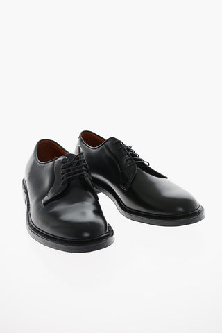 Cuir Sole Leather Lace-up Derby Shoes