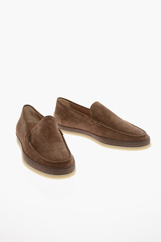 Rubber Sole ALTRAVERSIONE Suede Loafers