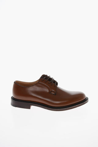Brushed Leather SHANNON Lace-up Derby Shoes
