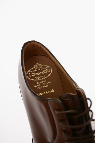 Brushed Leather SHANNON Lace-up Derby Shoes