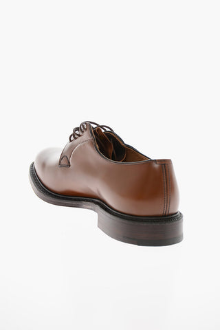 Brushed Leather SHANNON Lace-up Derby Shoes