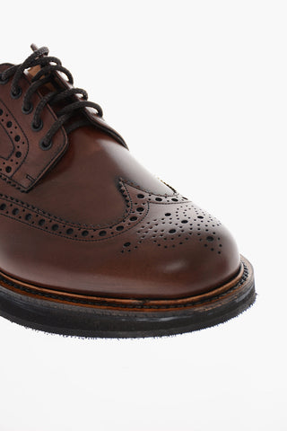 Rubber Sole TEWIN Brogue Derby Shoes