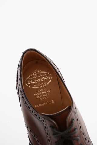 Rubber Sole TEWIN Brogue Derby Shoes