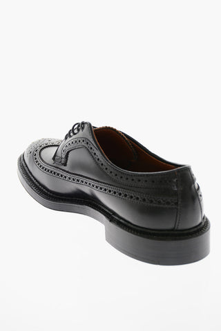 Cuir Sole Leather Brogue Derby Shoes