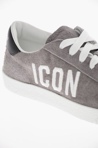 ICON CASSETTA Sneakers in Suede con Logo Ricamato