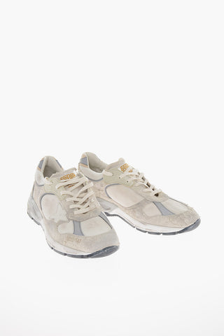 Lived-in Effect RUNNING DAD Leather Sneakers