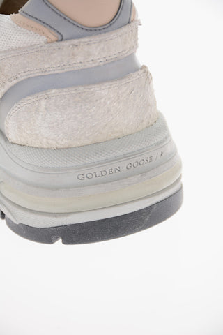 Lived-in Effect RUNNING DAD Leather Sneakers