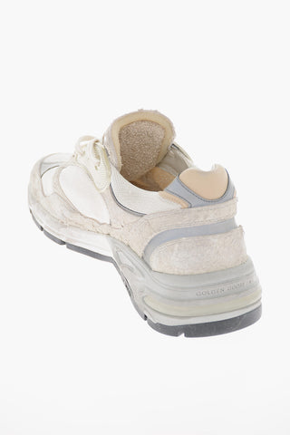 Lived-in Effect RUNNING DAD Leather Sneakers