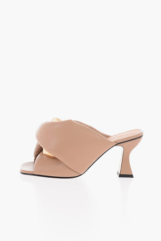 Mules Open Toe TWIST con Tacco a Rocchetto 8cm