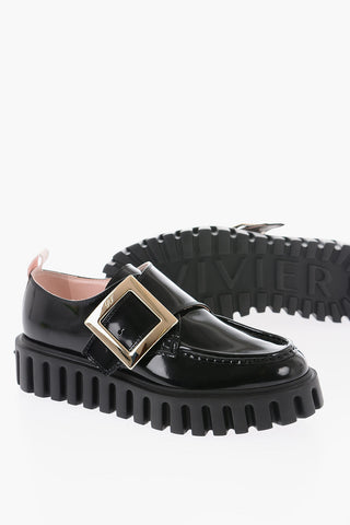 Patent Leather CREEPERS Monk Strap Derby Shoes