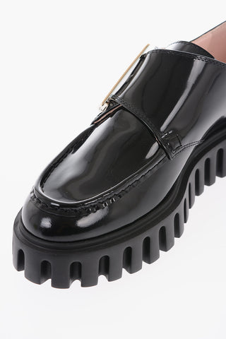 Patent Leather CREEPERS Monk Strap Derby Shoes