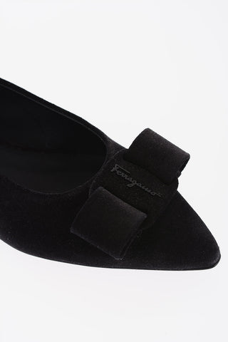 Ballerine VIVA in Suede con Fiocco