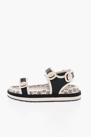 Velcro Closure KALIE Sandals with GANCINI Detail