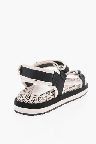 Velcro Closure KALIE Sandals with GANCINI Detail