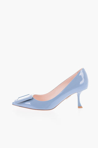 Spool Heel VIVI IN THE CITY Patent Leather Pumps 6.5cm