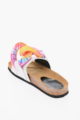 Slippers in Pelle TRESOR con Maxi Catena