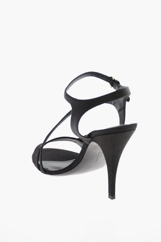 Stiletto Heel OLGA Satin Sandals 10cm