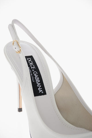 Perforated Leather CARDINALE Slingbacks 9cm
