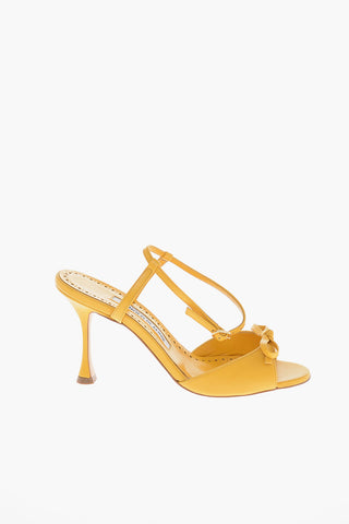 Spool Heel PERTINAXA Leather Sandals 8cm