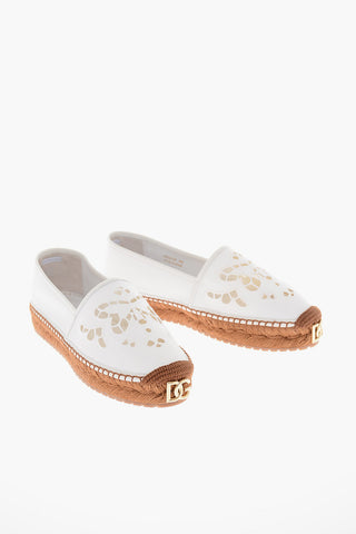 Cut-Out Cotton Espadrillas