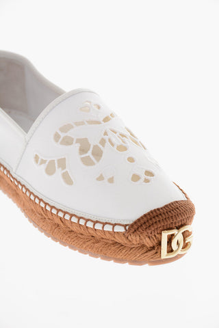 Cut-Out Cotton Espadrillas