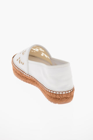 Cut-Out Cotton Espadrillas