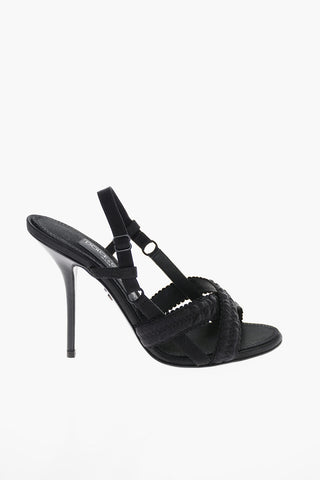 Cuir Sole KEIRA Silk Blend Sandals 10cm