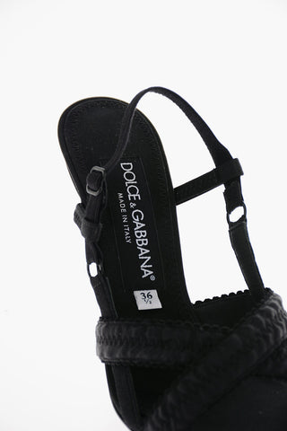 Cuir Sole KEIRA Silk Blend Sandals 10cm