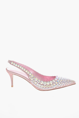 Lurex MABEL Slingbacks with Crystals 7cm