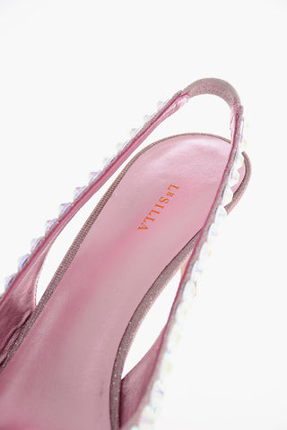 Lurex MABEL Slingbacks with Crystals 7cm