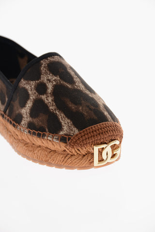 Espadrillas in Cotone Motivo Animalier