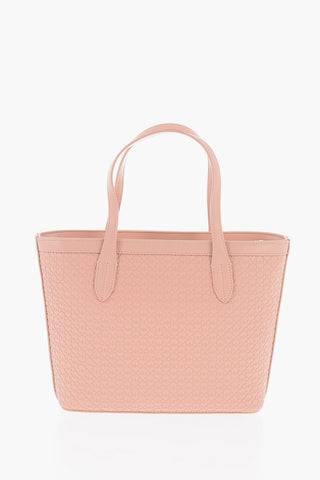LOVE Tote Bag VALENTINA aus Kunstleder mit Allover-Herzen
