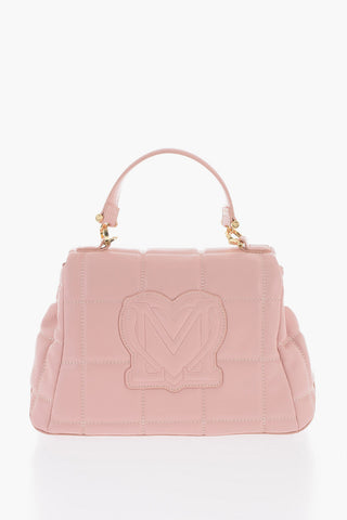 LOVE Tasche aus gestepptem Kunstleder mit goldenem Logo
