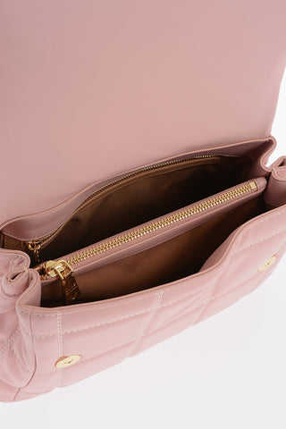 LOVE Tasche aus gestepptem Kunstleder mit goldenem Logo