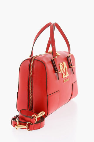 LOVE Handtasche aus Kunstleder mit goldfarbenem Metalllogo